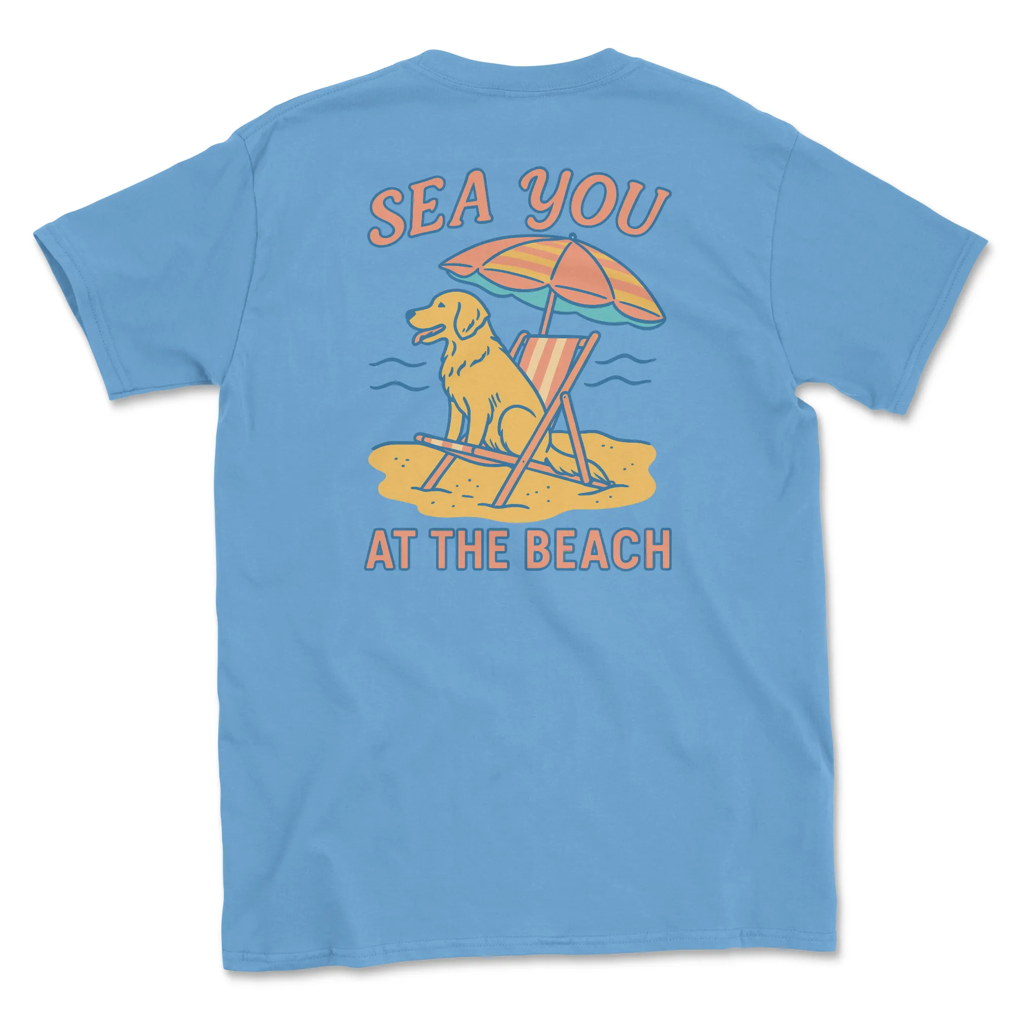Sea You At The Beach (Adult Short Sleeve T-Shirt) sold by PAWZ