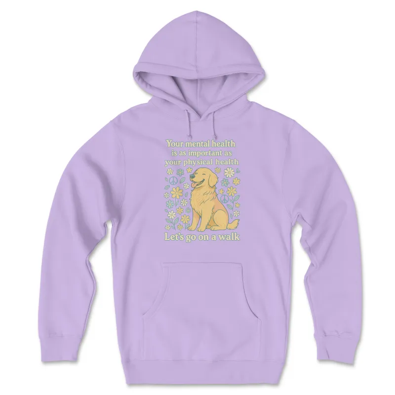 Mental Health Walk (Front Print) (Adult Hoodie) sold by PAWZ