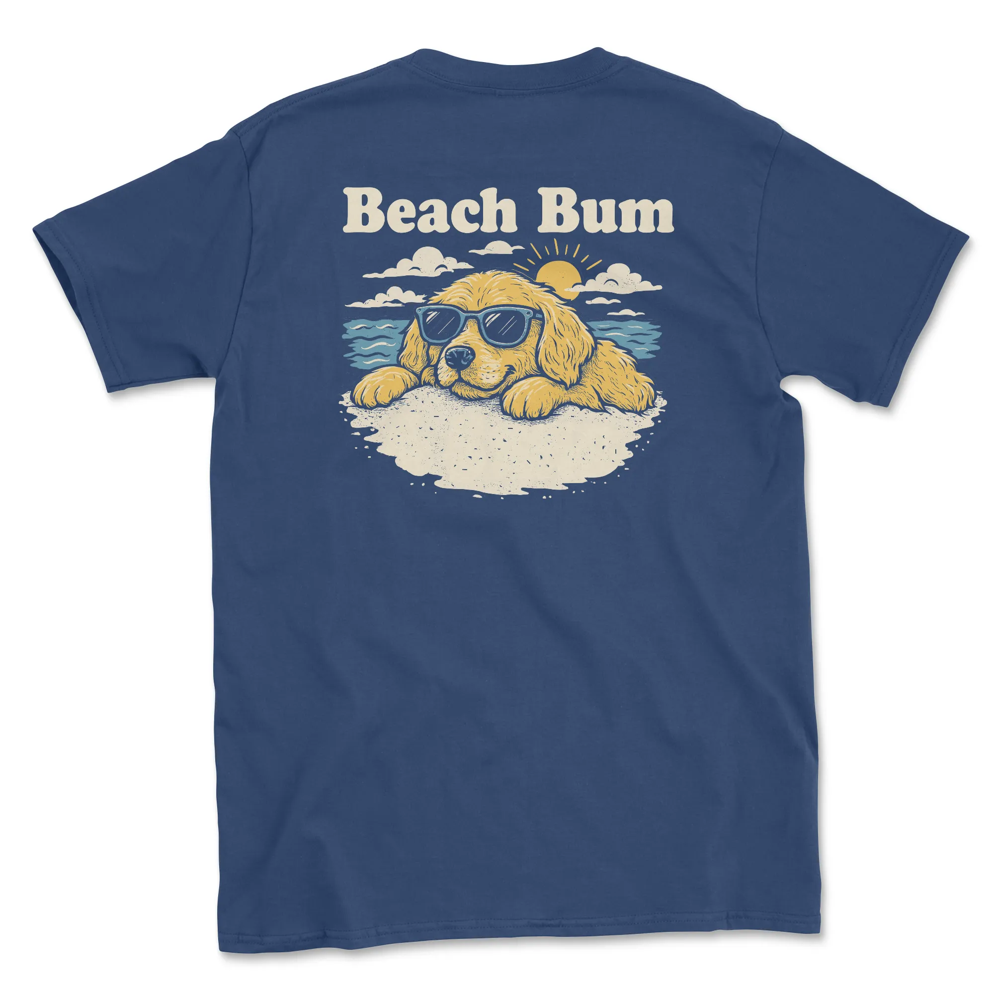 Beach Bum (Adult Short Sleeve T-Shirt) sold by PAWZ