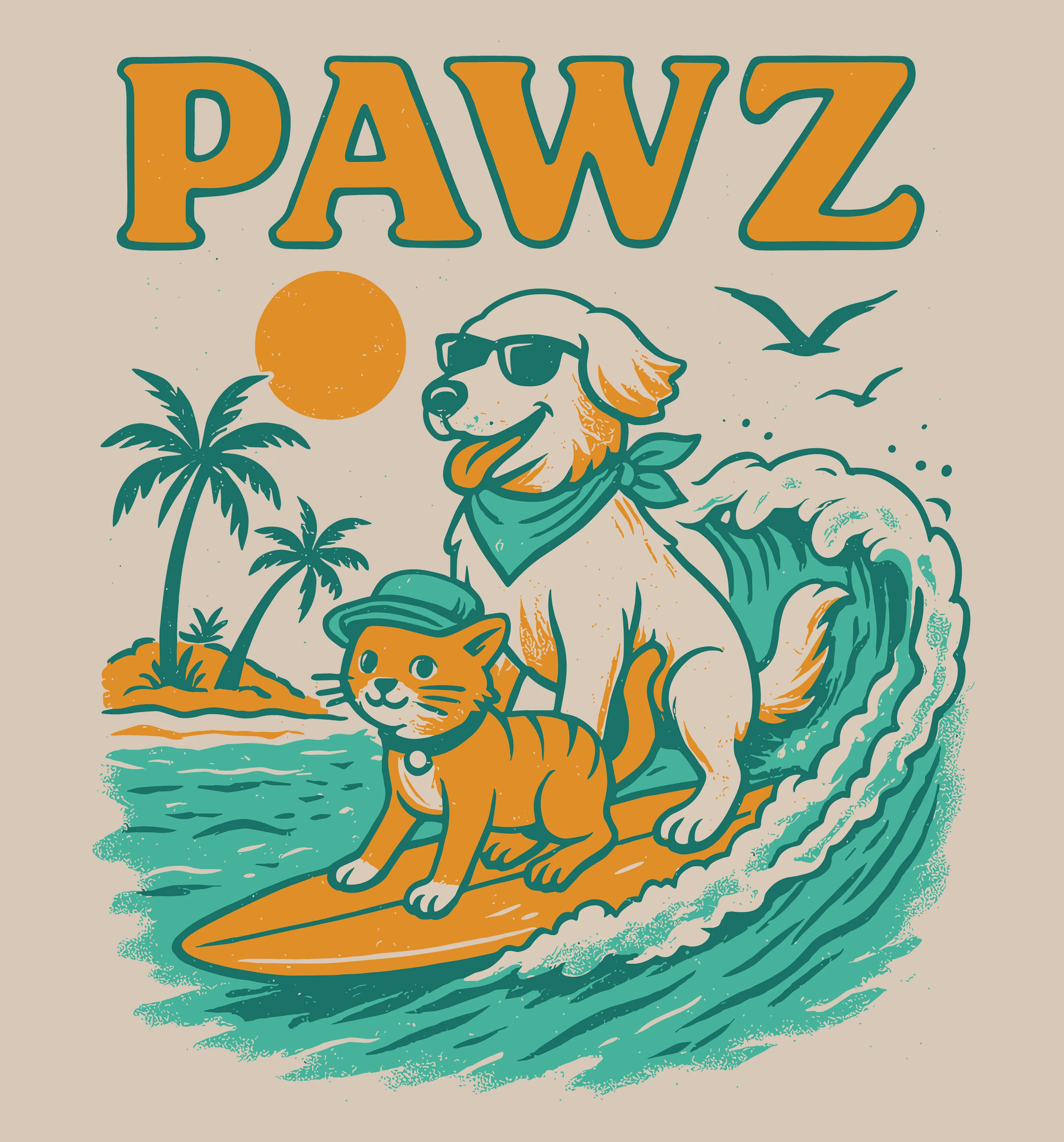 Pawz To The Nose (Adult Short Sleeve T-Shirt) sold by PAWZ product image thumbnail 3