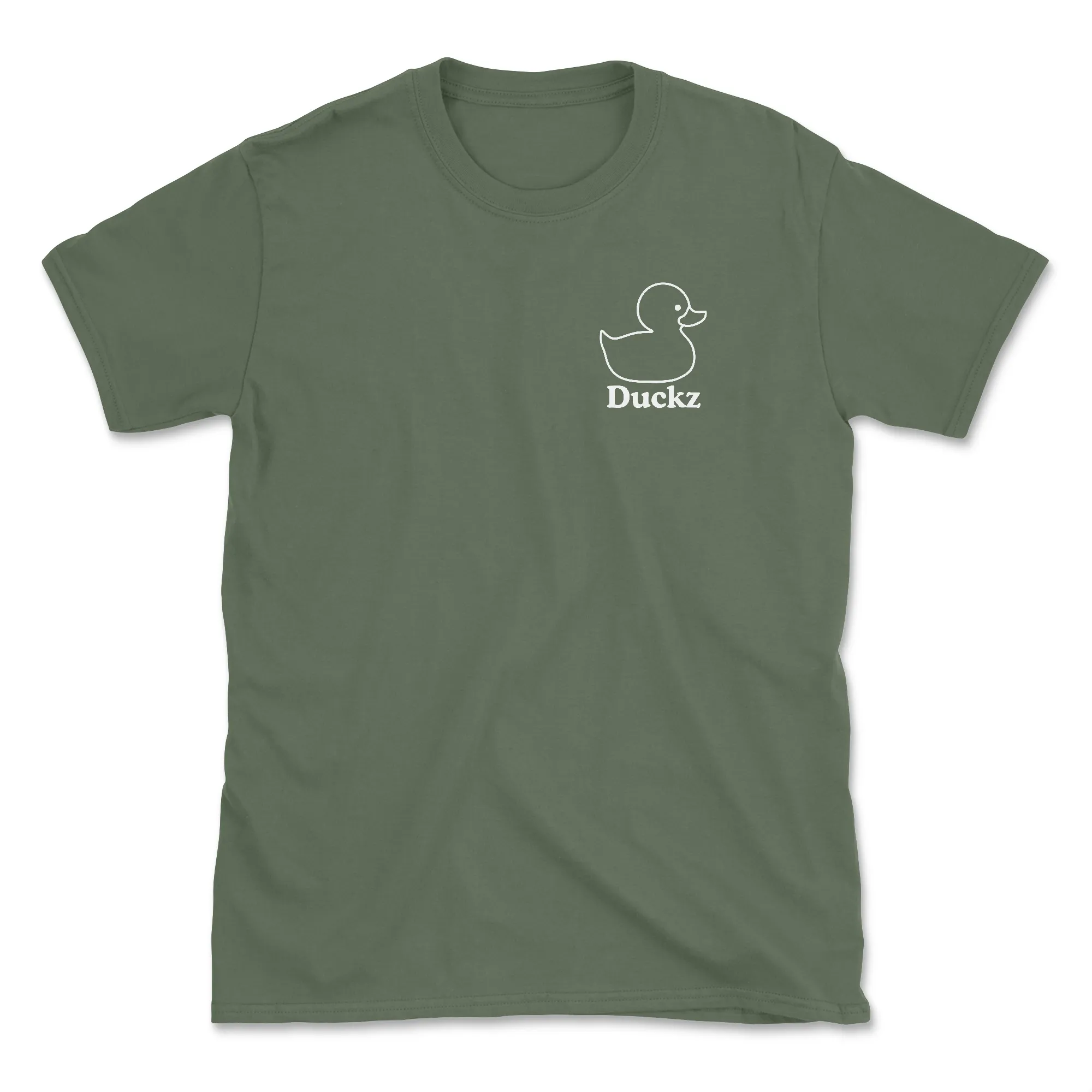 Military Mallard - Military Green (Adult Short Sleeve T-Shirt) sold by PAWZ product image thumbnail 2