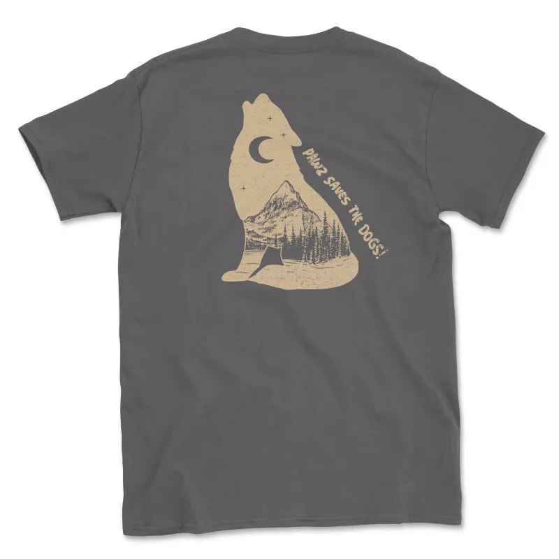 Howling Pup (Adult Short Sleeve T-Shirt) sold by PAWZ