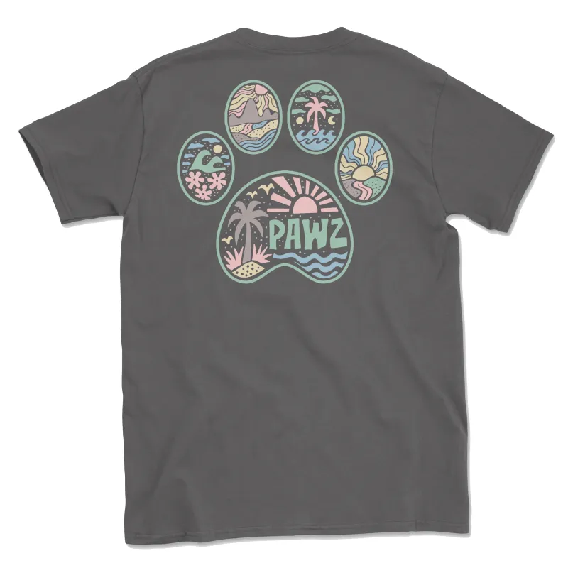 Beach Sunrise (Adult Short Sleeve T-Shirt) Super Sale sold by PAWZ