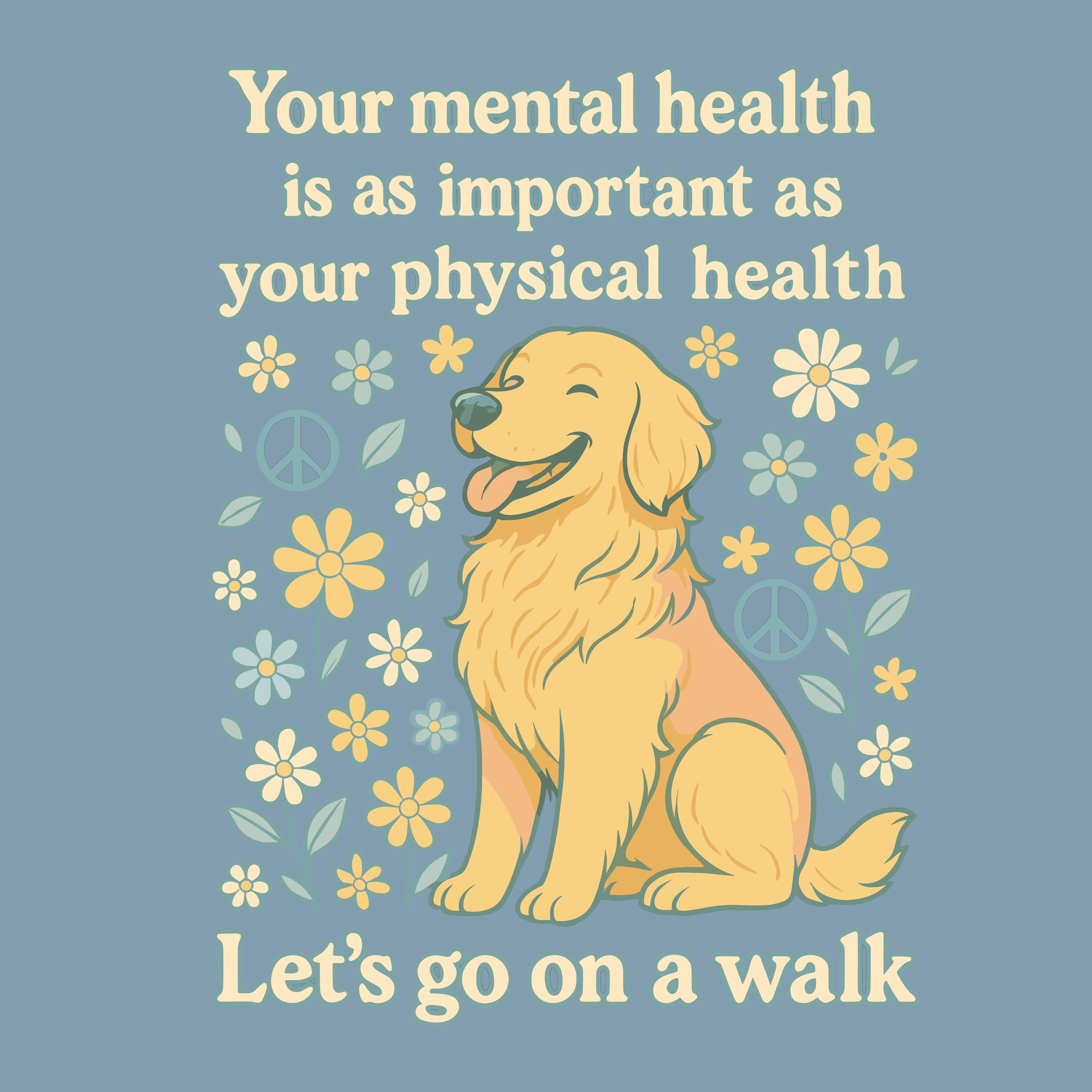 Mental Health Walk (Adult Short Sleeve T-Shirt) super sale sold by PAWZ product image thumbnail 3