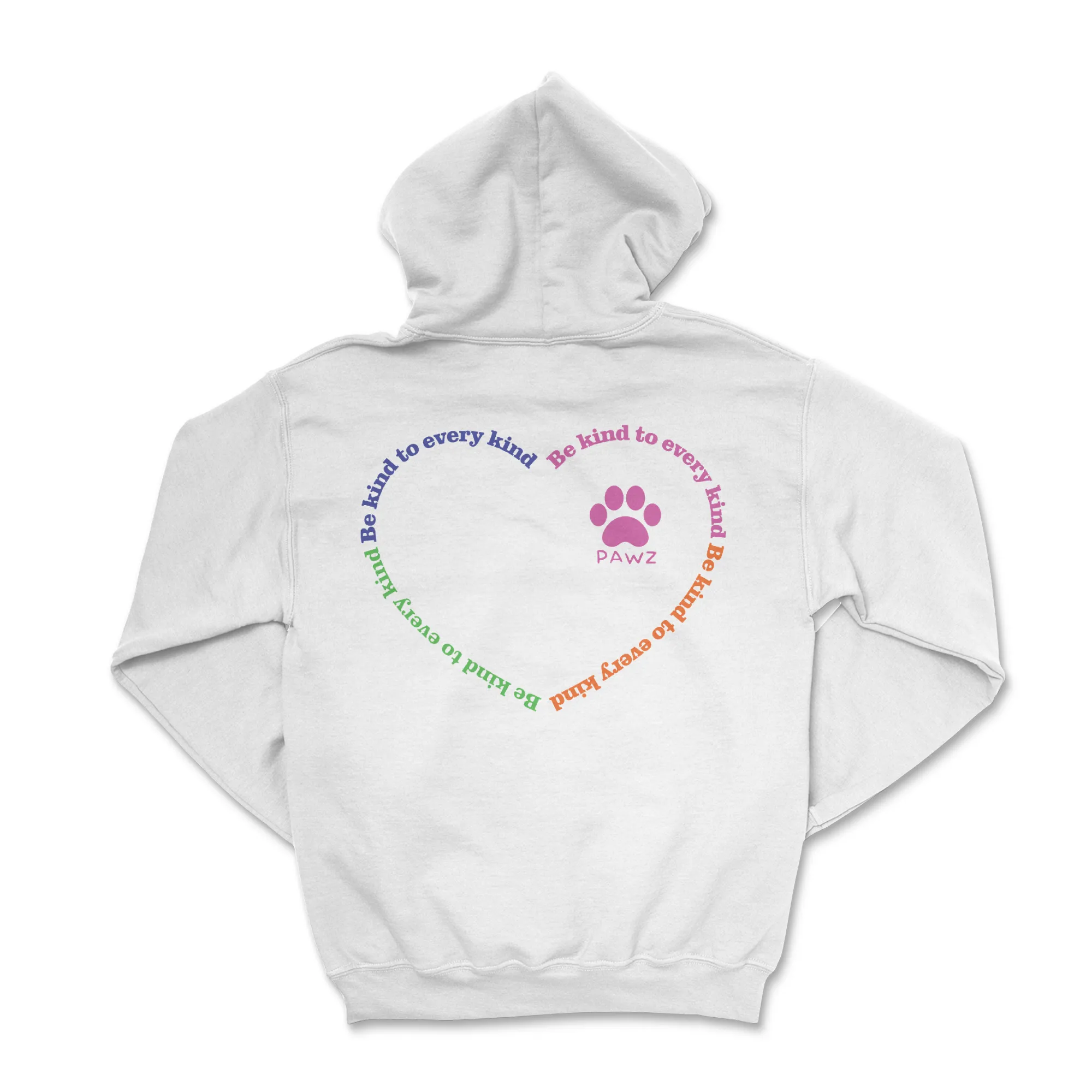 Be Kind - White (Adult Hoodie) Super Sale sold by PAWZ