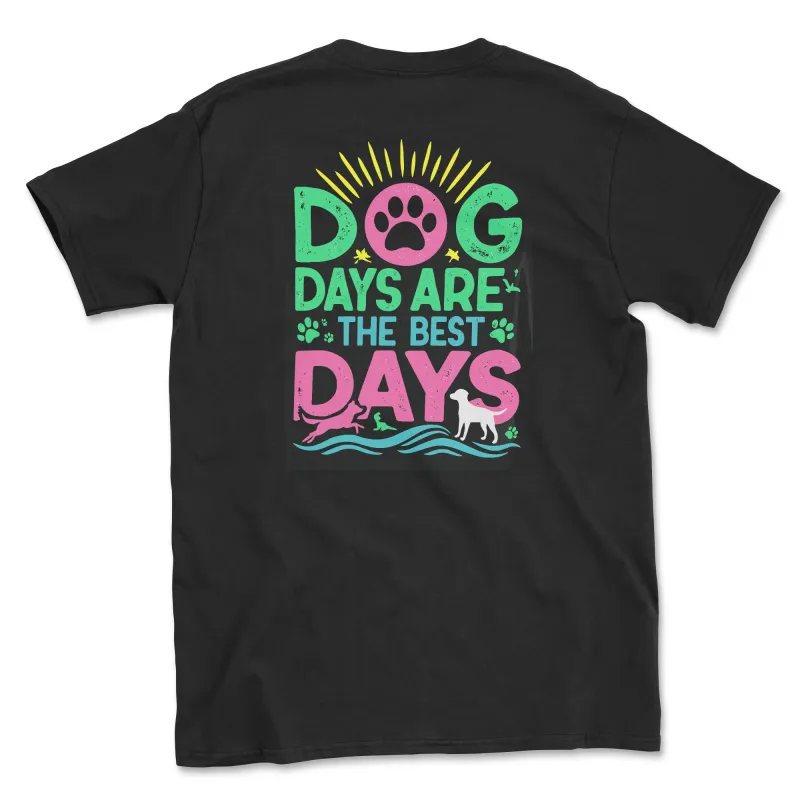 Dog Days (Adult Short Sleeve T-Shirt) sold by PAWZ