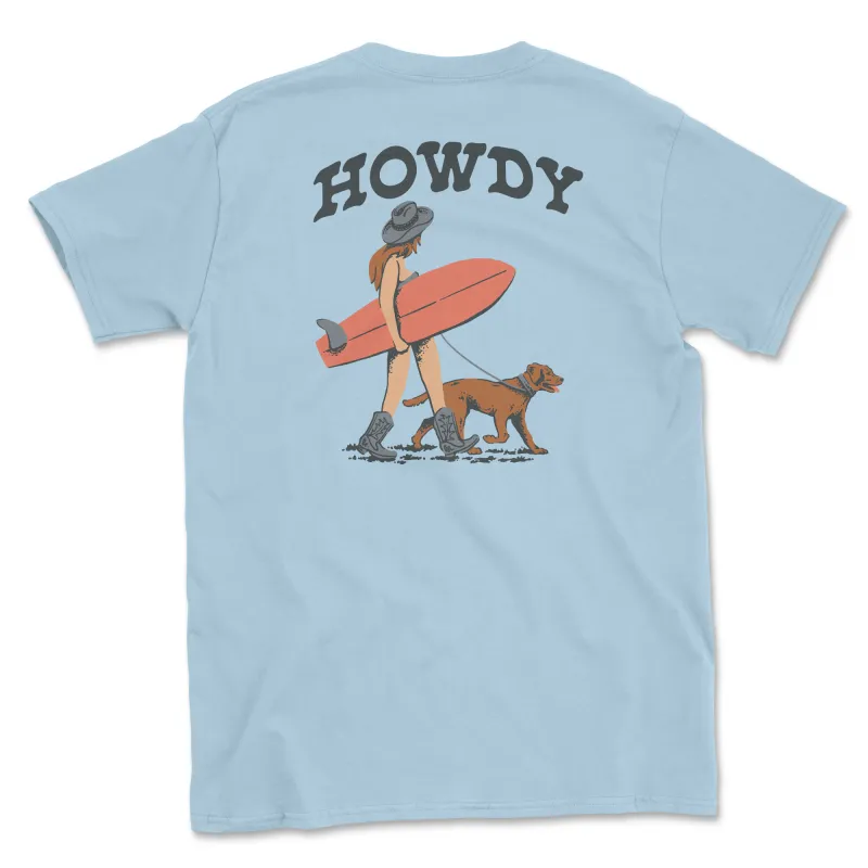 Howdy (Adult Short Sleeve T-Shirt) sold by PAWZ