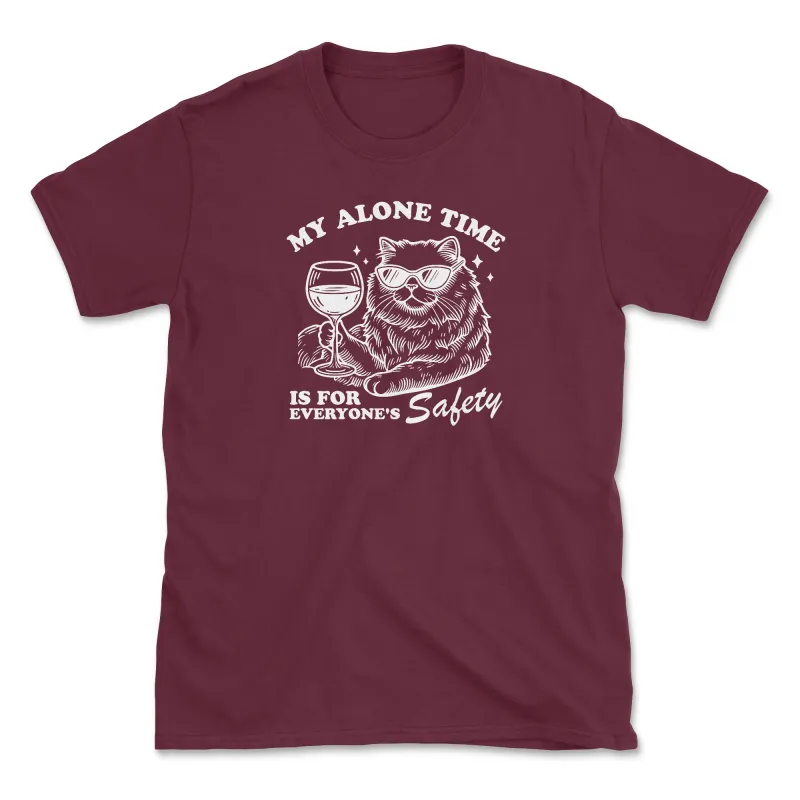My Alone Time (Front Print) (Adult Short Sleeve T-Shirt) sold by PAWZ