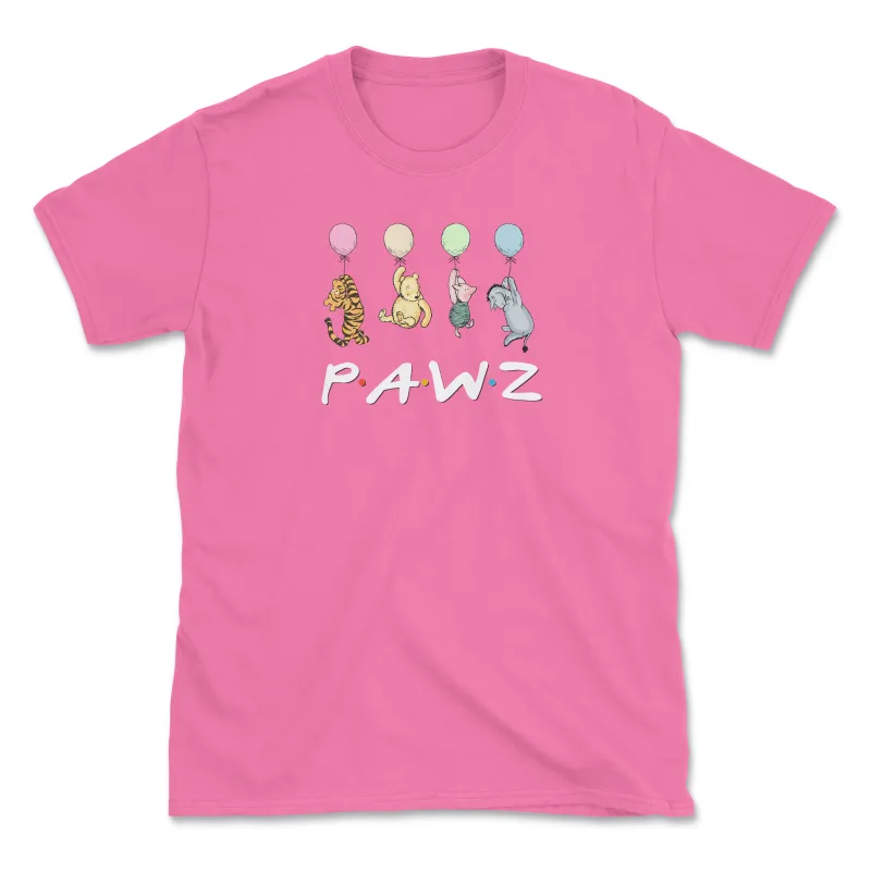 Best Friends - Azalea (Front Print) (Adult Short Sleeve T-Shirt) Limited Edition sold by PAWZ