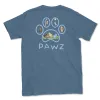 Pooh Paw - Indigo (Adult Short Sleeve T-Shirt) Limited Edition sold by PAWZ