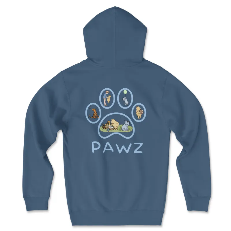 Pooh Paw - Indigo (Adult Hoodie) Limited Edition sold by PAWZ