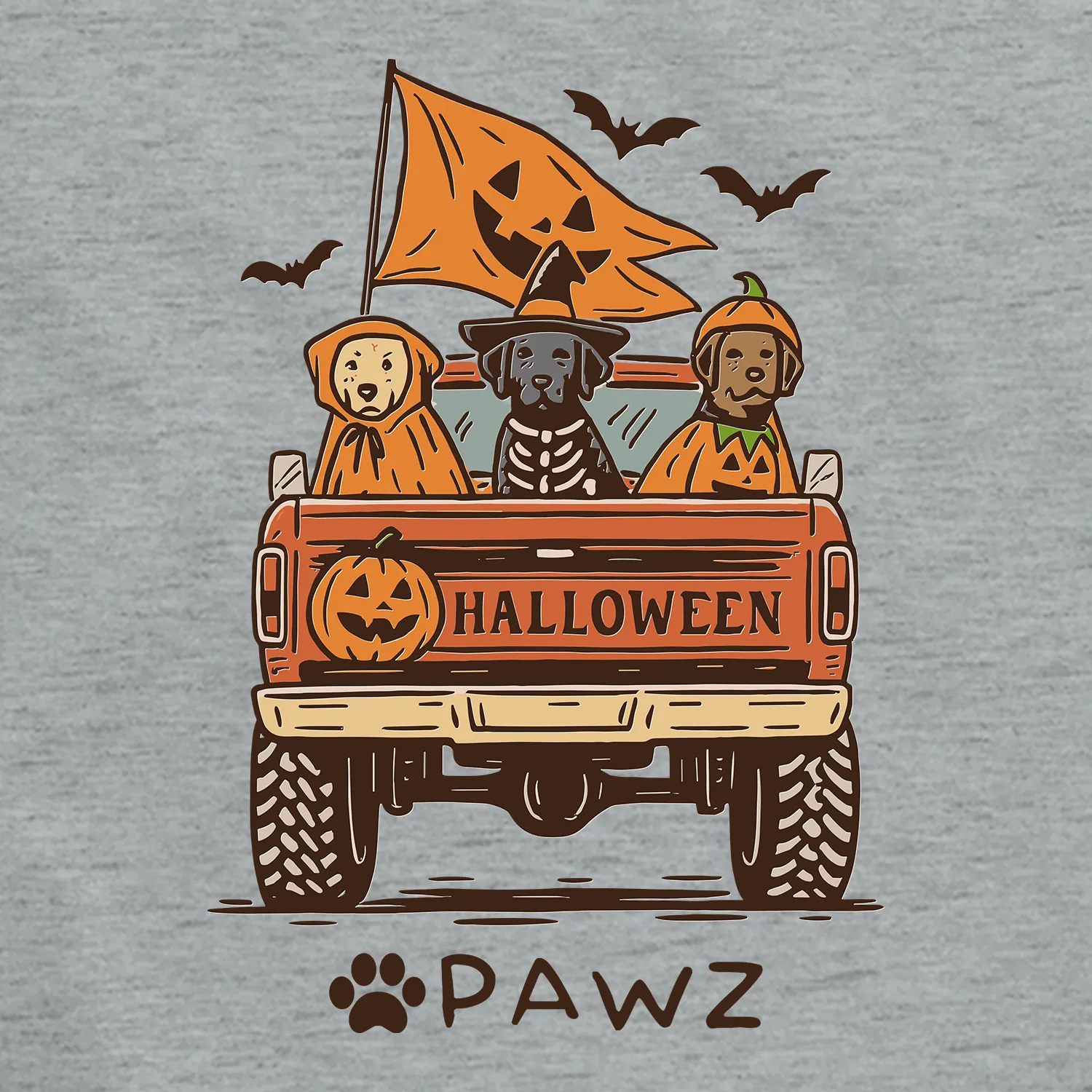 Wicked Wheels (Adult Short Sleeve T-Shirt) sold by PAWZ product image thumbnail 3