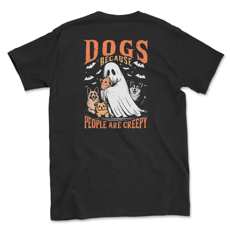 Creepy Canines (Adult Short Sleeve T-Shirt) sold by PAWZ