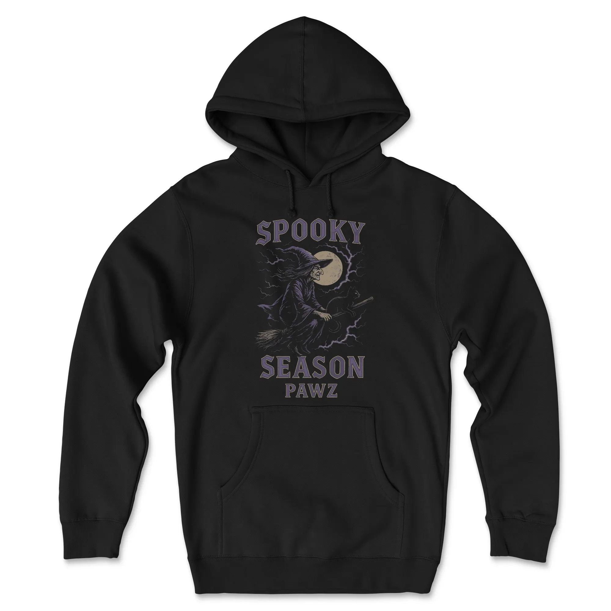 Spooky Season Witch (Front Print) (Adult Hoodie) sold by PAWZ