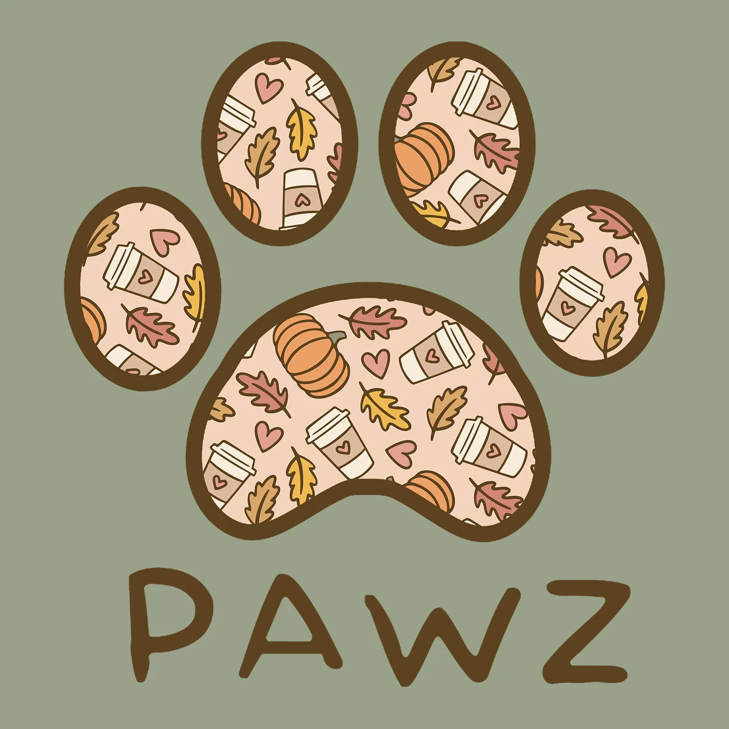 Pumpkin Spice (Adult Hoodie) sold by PAWZ product image thumbnail 3