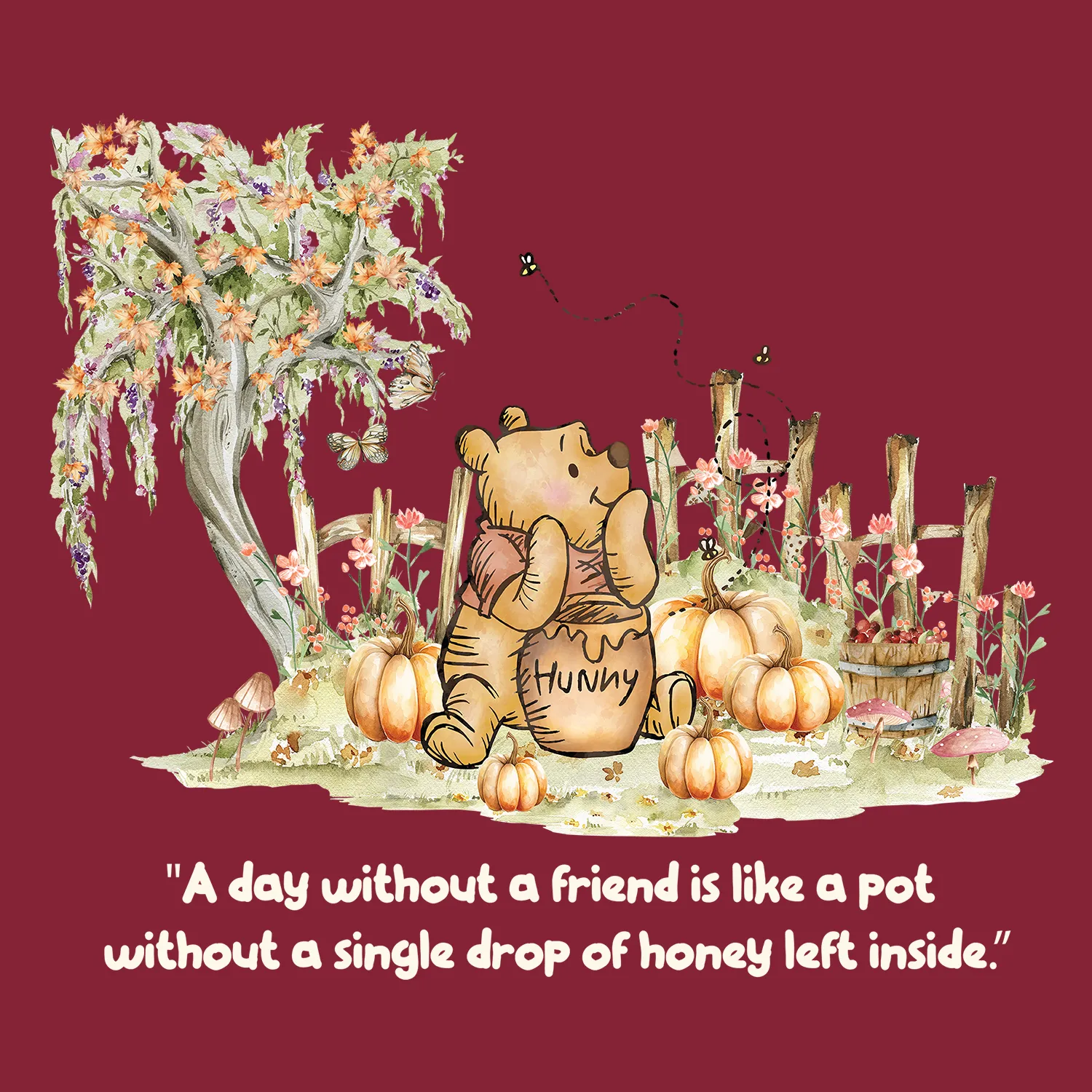 Hunny Pot (Adult Hoodie) sold by PAWZ product image thumbnail 3