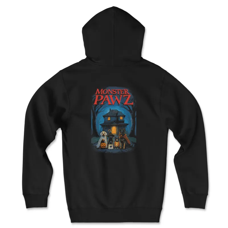 Monster Pawz (Back Print) (Adult Hoodie) sold by PAWZ