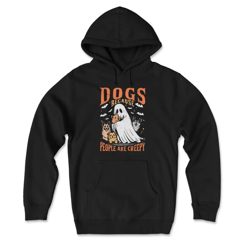 Creepy Canines (Front Print) (Adult Hoodie) sold by PAWZ