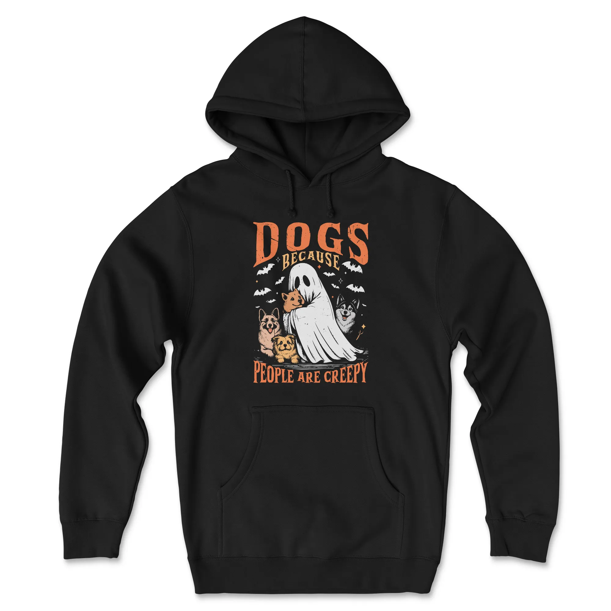 Creepy Canines (Front Print) (Adult Hoodie) sold by PAWZ