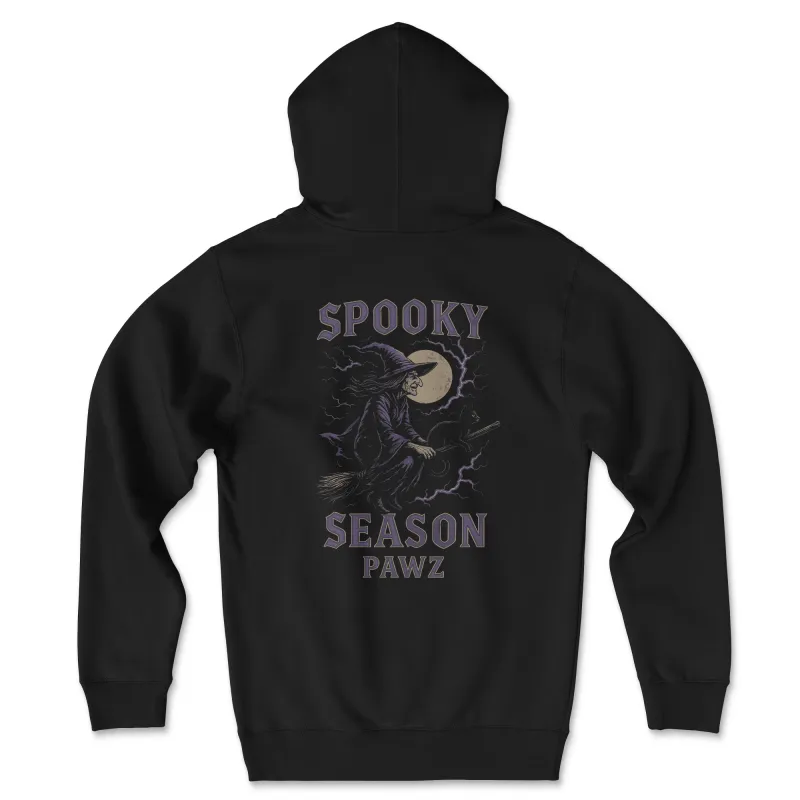 Spooky Season Witch (Back Print) (Adult Hoodie) sold by PAWZ