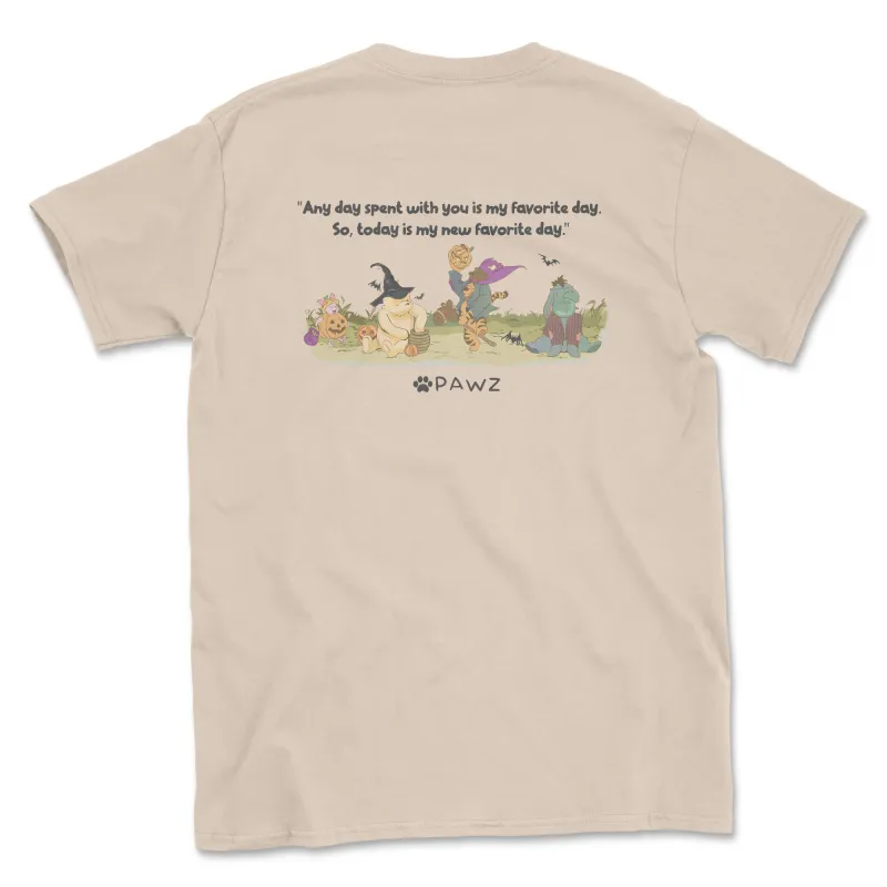 Favorite Day (Adult Short Sleeve T-Shirt) sold by PAWZ