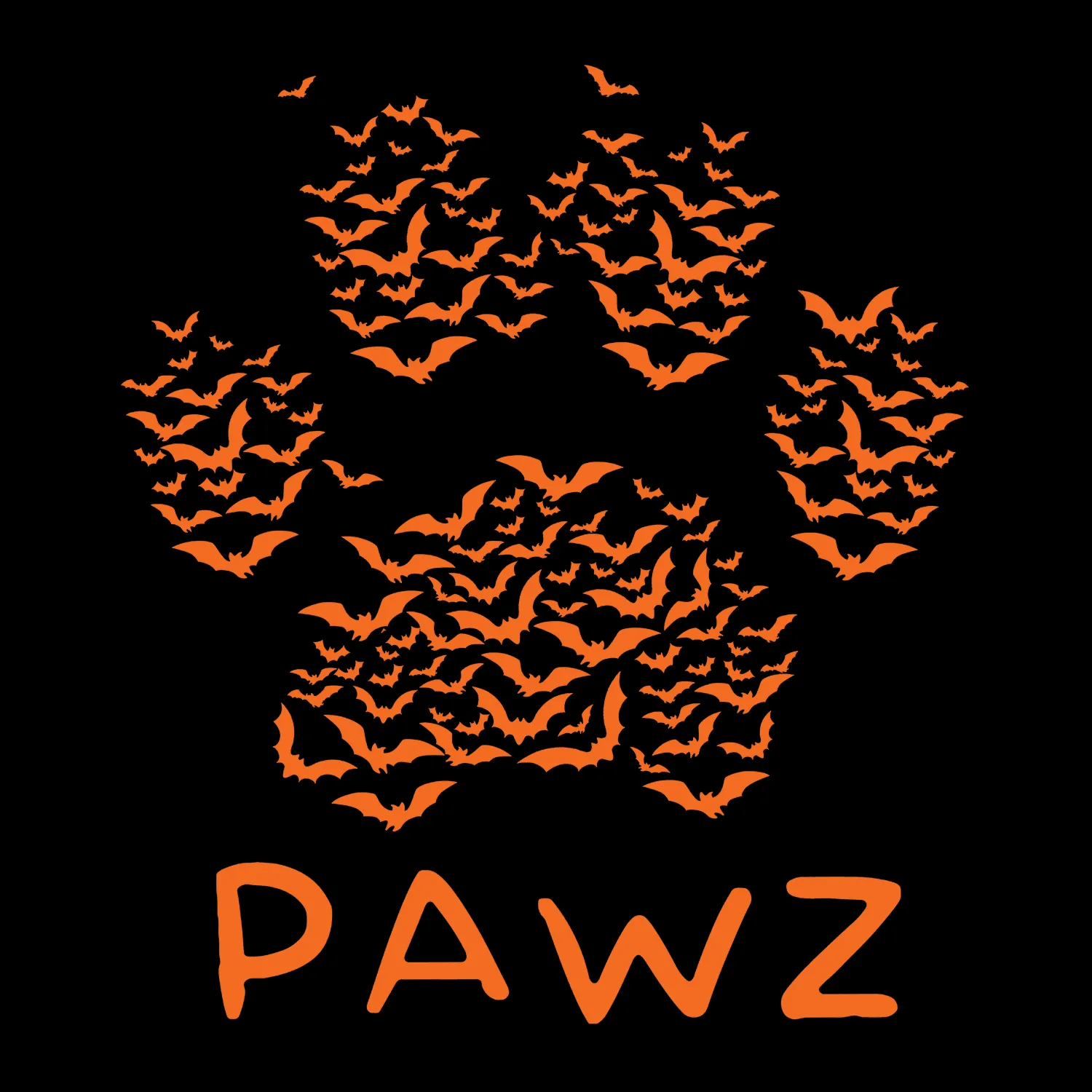 Pawz Batz (Adult Hoodie) sold by PAWZ product image thumbnail 3