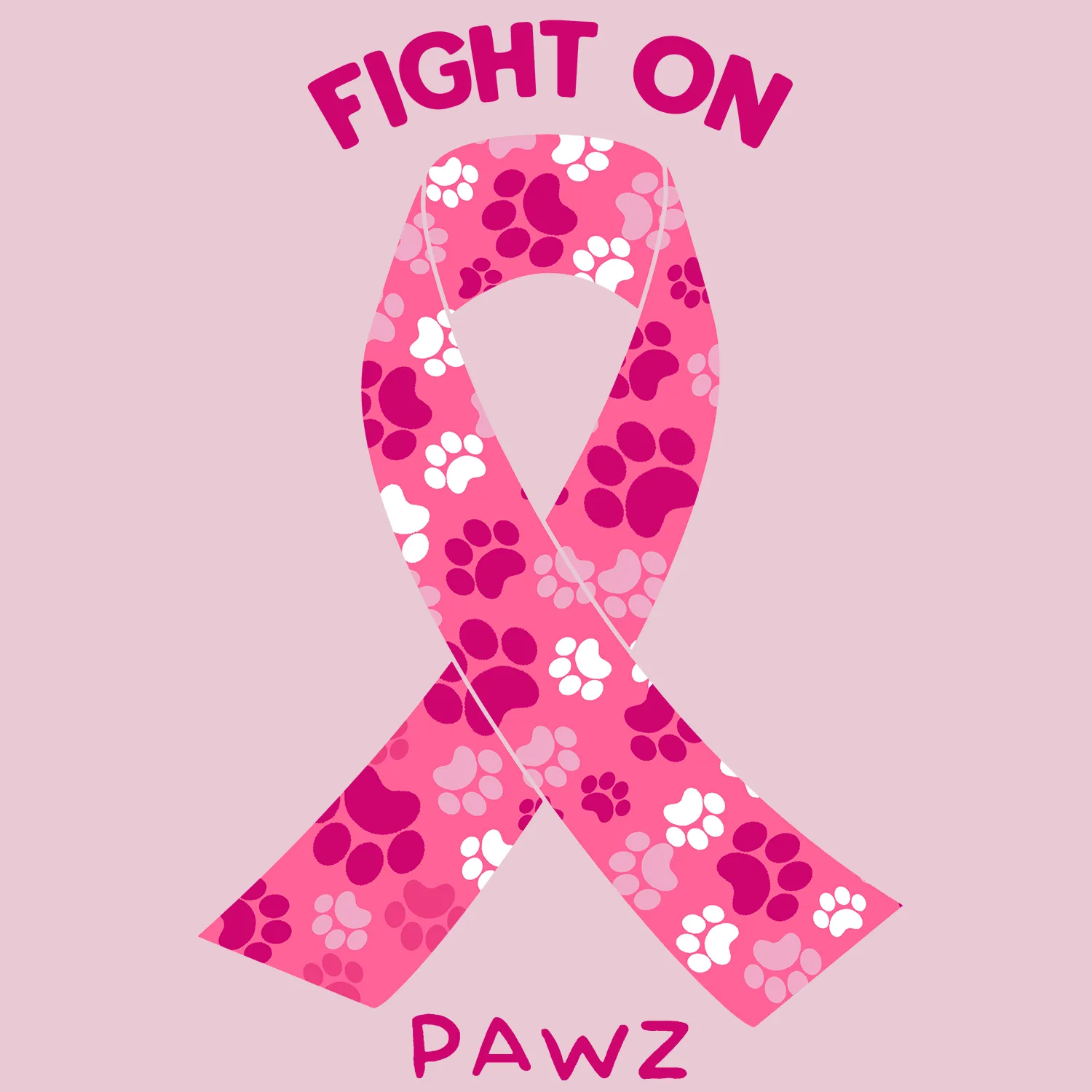 Fight On Ribbon (Adult Hoodie) sold by PAWZ product image thumbnail 3
