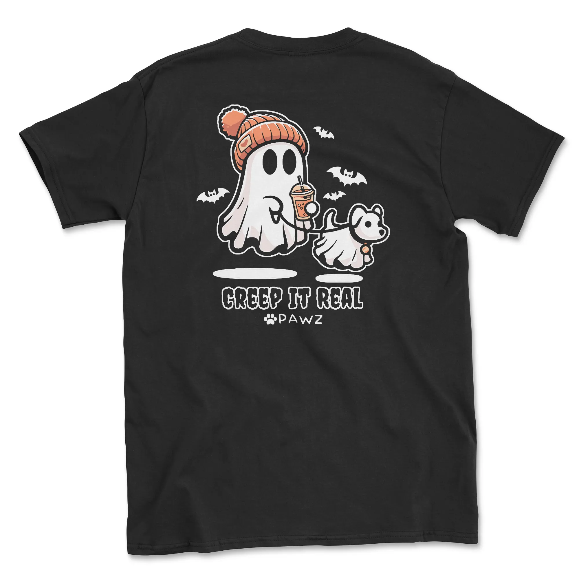 Creep It Real (Back Print) (Adult Short Sleeve T-Shirt) sold by PAWZ