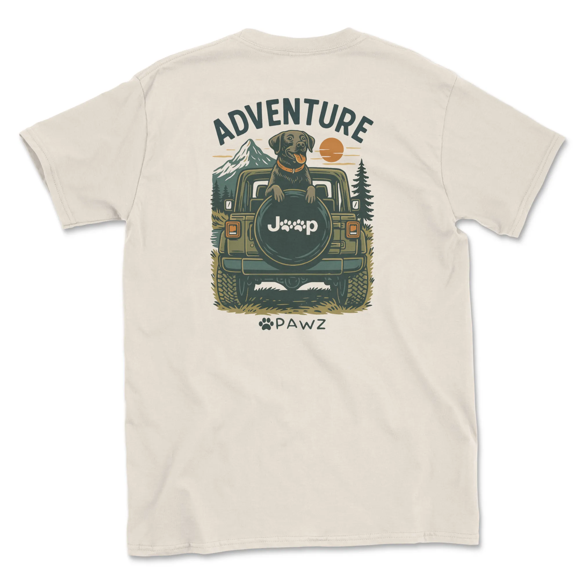 Mountain Cruiser (Adult Short Sleeve T-Shirt) sold by PAWZ