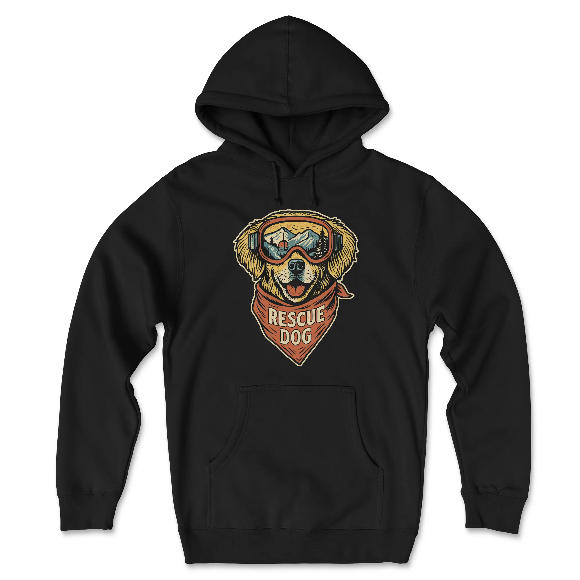 Powder Patrol (Front Print) (Adult Hoodie) sold by PAWZ