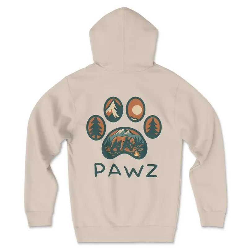Bear Tracks (Adult Hoodie) sold by PAWZ