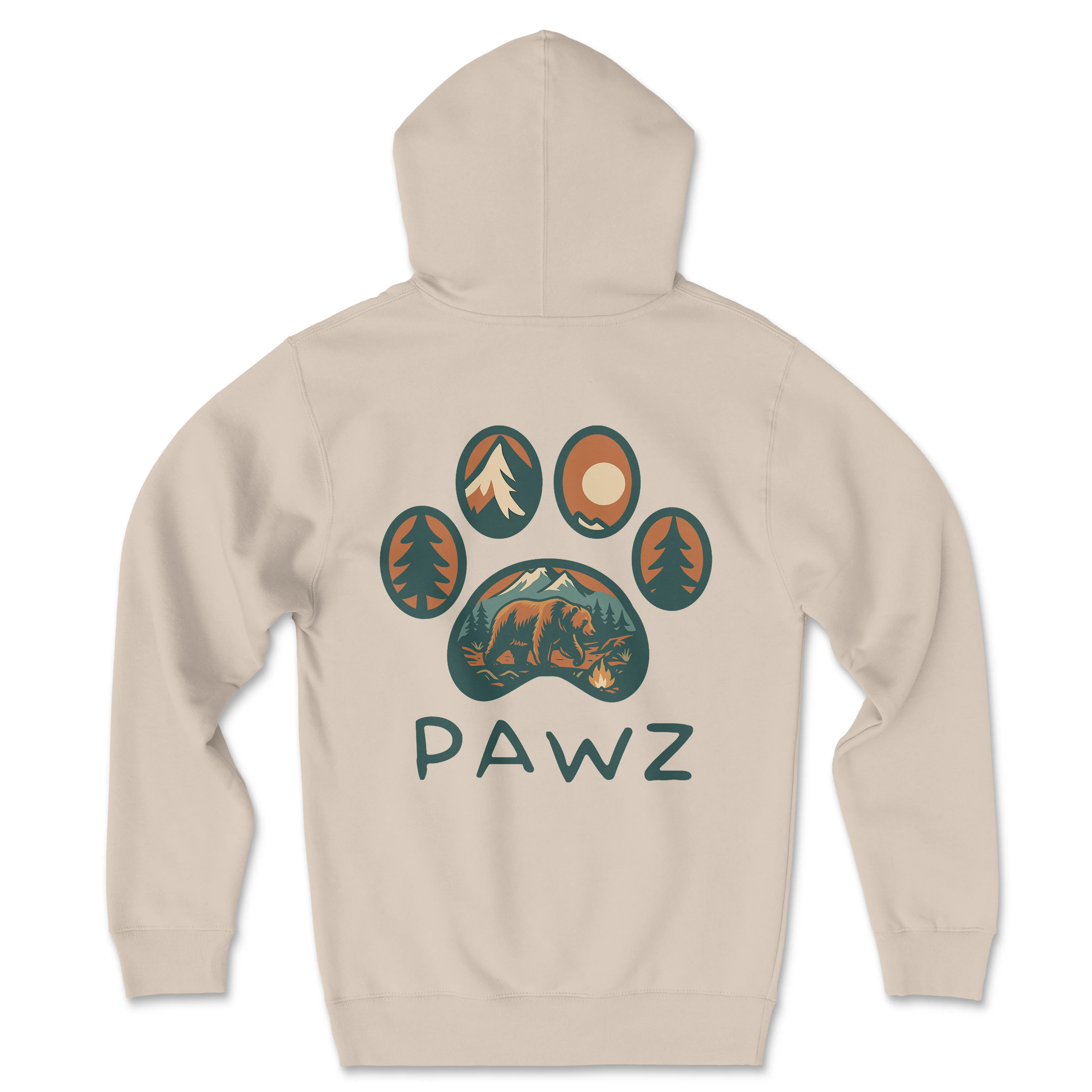 Bear Tracks (Adult Hoodie) sold by PAWZ