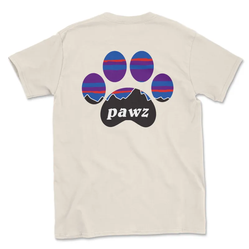 Pawz Peaks (Adult Short Sleeve T-Shirt) sold by PAWZ