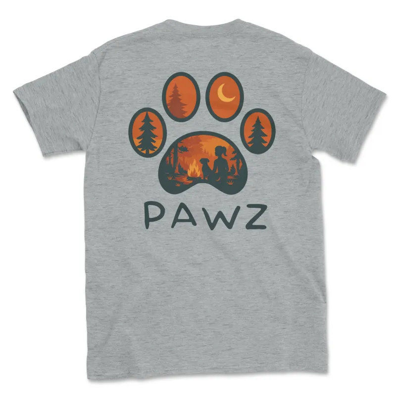 Campfire Companion (Adult Short Sleeve T-Shirt) sold by PAWZ