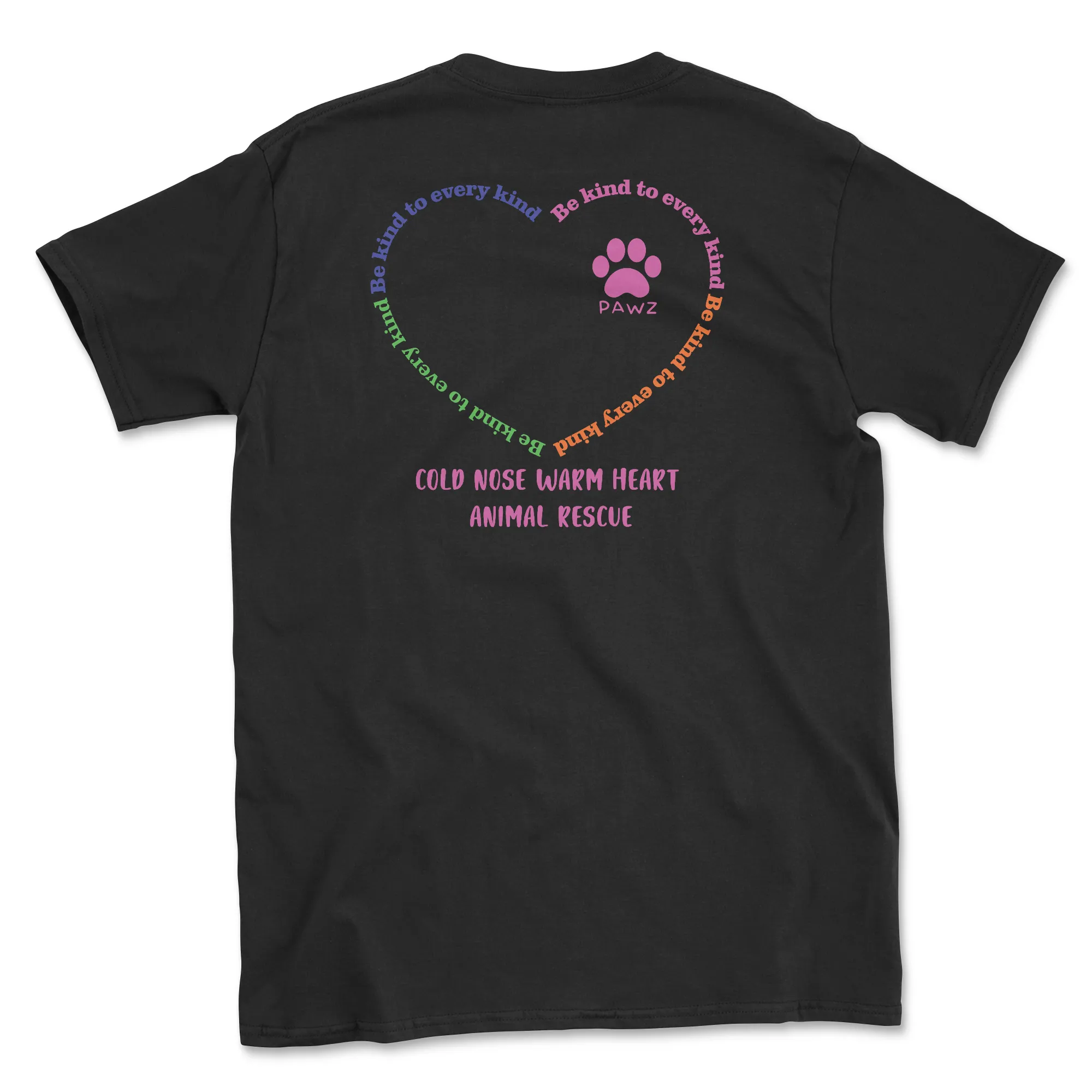 Be Kind (Super Sale) (Cold Nose Warm Heart) (Adult Short Sleeve T-Shirt) sold by PAWZ