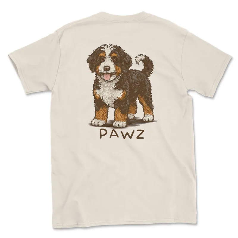 Bernedoodle (Adult Short Sleeve T-Shirt) sold by PAWZ