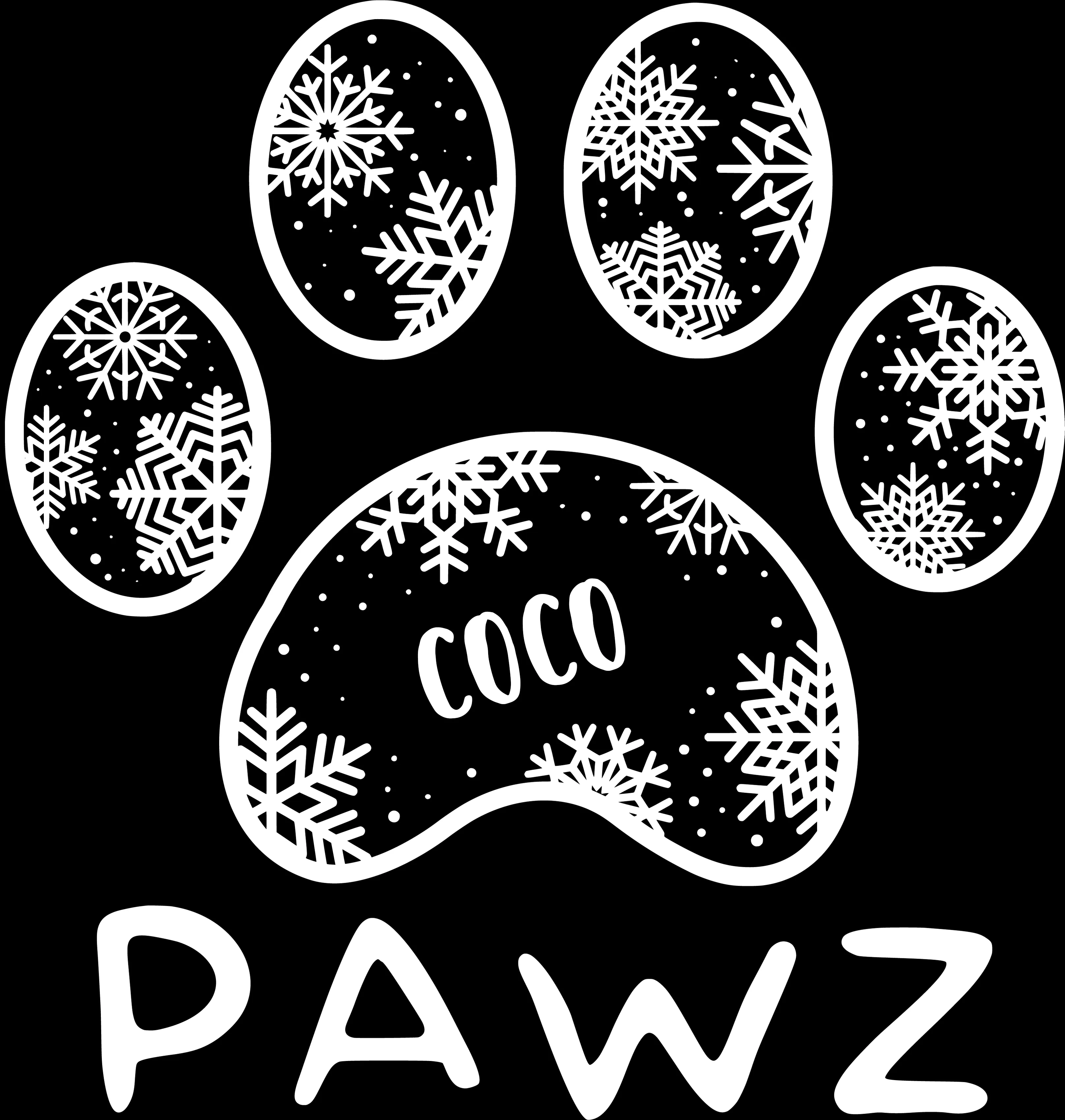 Coco Snowflake (Adult Hoodie) sold by PAWZ product image thumbnail 3