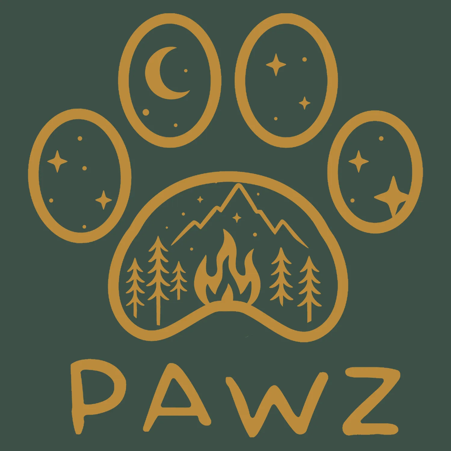 Cozy Campfire (Adult Hoodie) (Super Sale) sold by PAWZ product image thumbnail 3