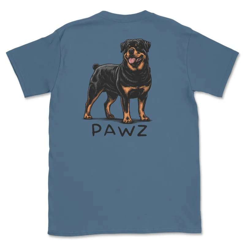 Rottweiler Nub (Adult Short Sleeve T-Shirt) made by PAWZ