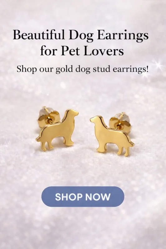Dog Earrings (Large) made by PAWZ