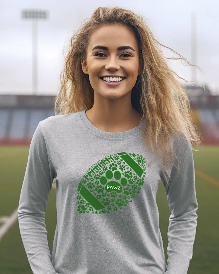 Pawz Football Team Long Sleeve - Green sold by PAWZ product image thumbnail 2