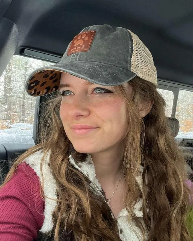 Classic Leather Patch Leopard Print Women's Hat sold by PAWZ