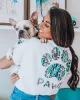 Palm Print White Tee sold by PAWZ