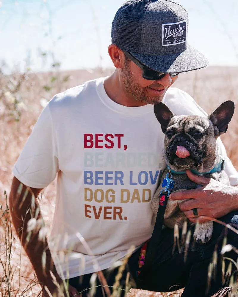 Bearded Dog Dad Tee sold by PAWZ product image thumbnail 4