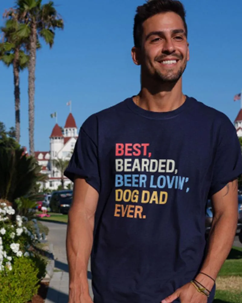 Bearded Dog Dad Tee sold by PAWZ product image thumbnail 5