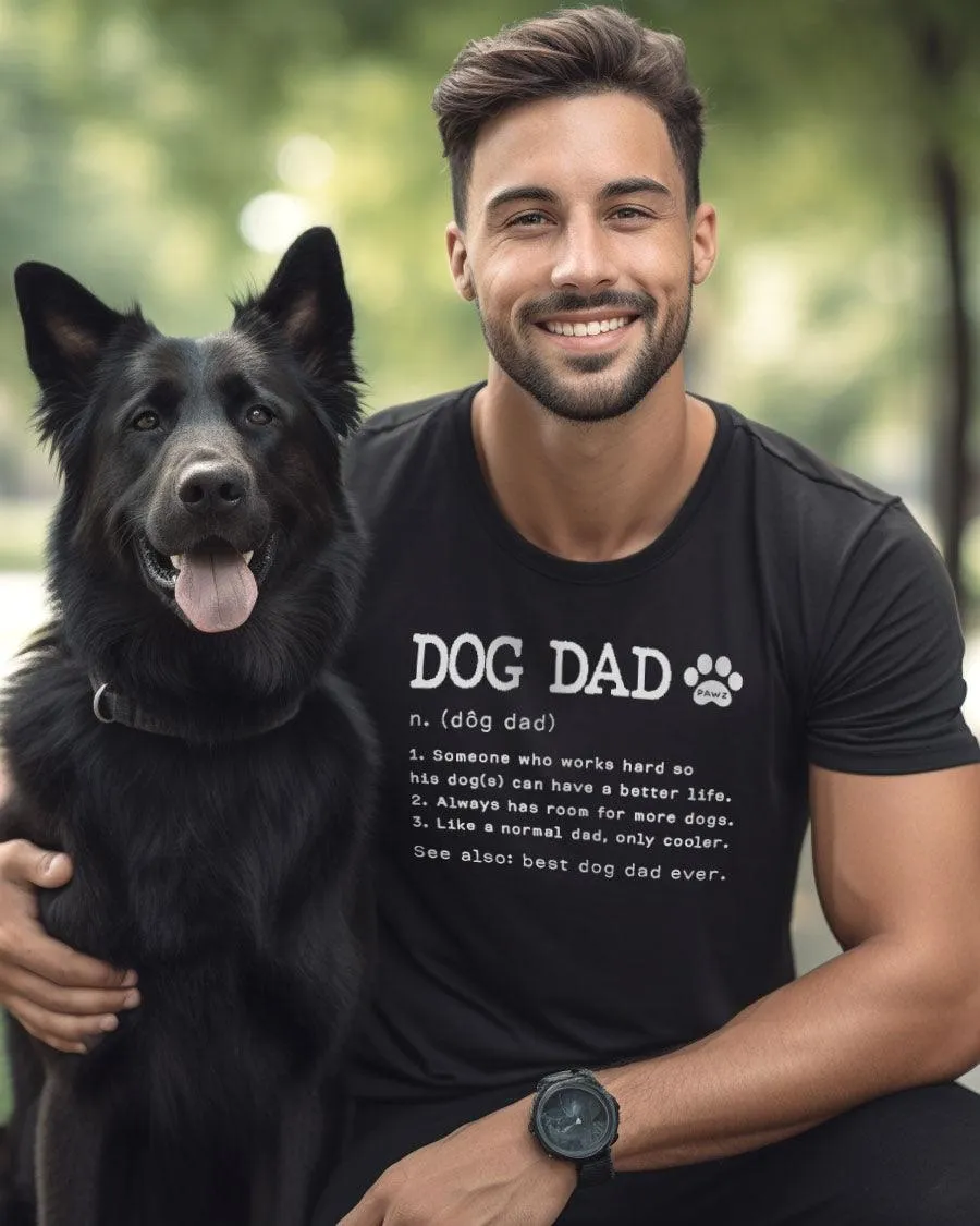 Dog Dad Definition Tee sold by PAWZ product image thumbnail 3