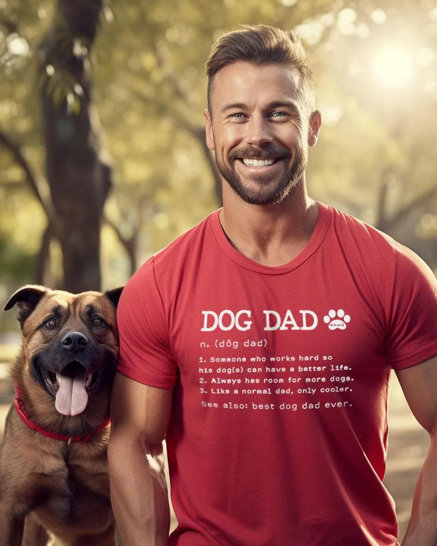 Dog Dad Definition Tee sold by PAWZ product image thumbnail 2