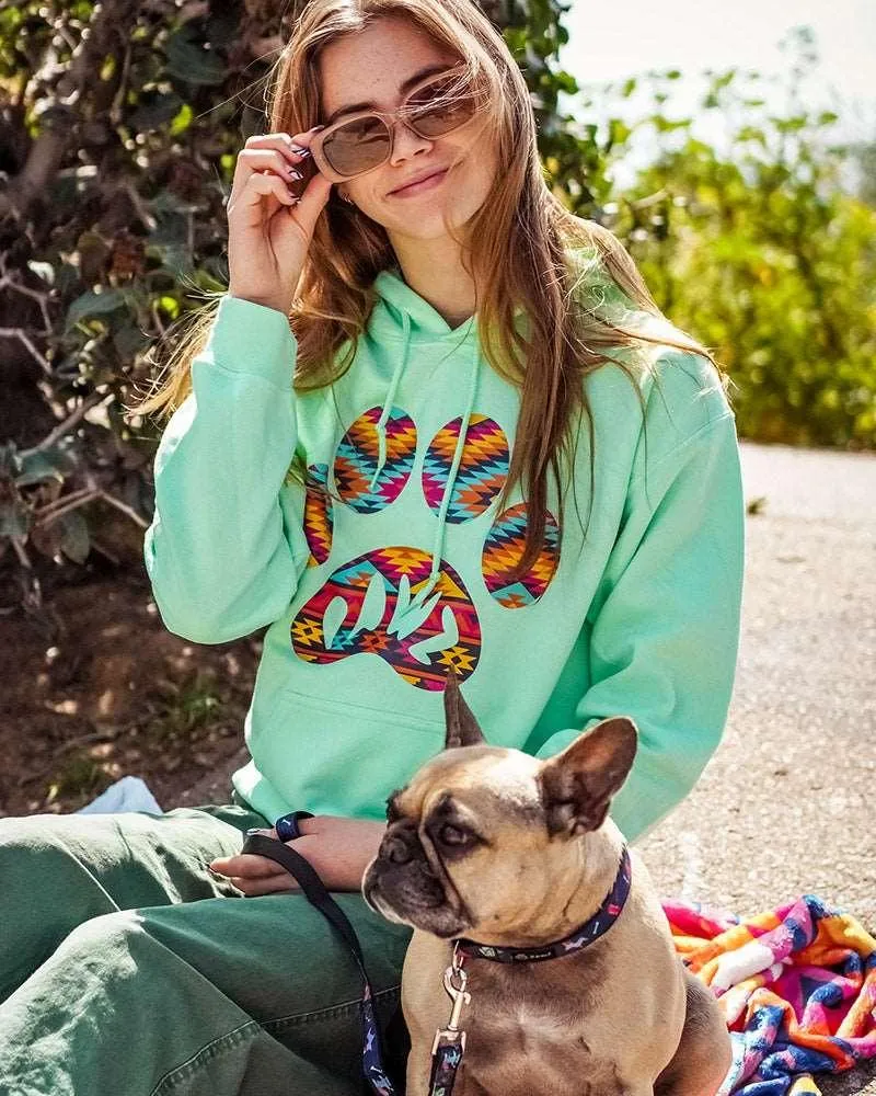 Aztec Sunset Front Print Hoodie sold by PAWZ product image thumbnail 3