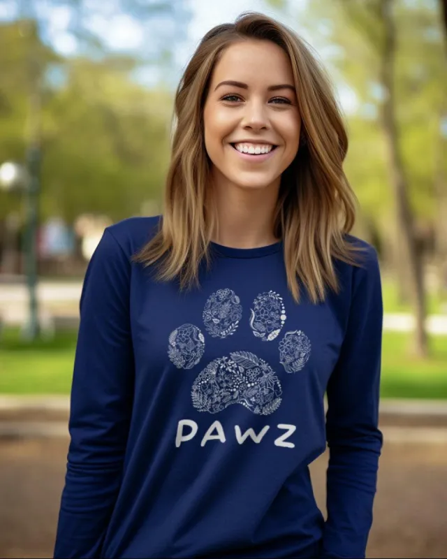 Pawz Leaves Outline Long Sleeve sold by PAWZ