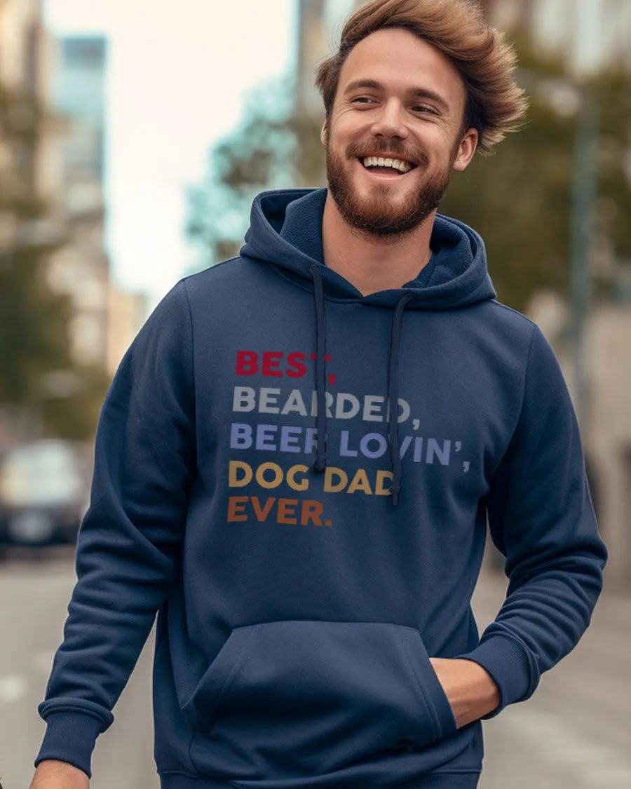 Bearded Dog Dad Hoodie sold by PAWZ product image thumbnail 2
